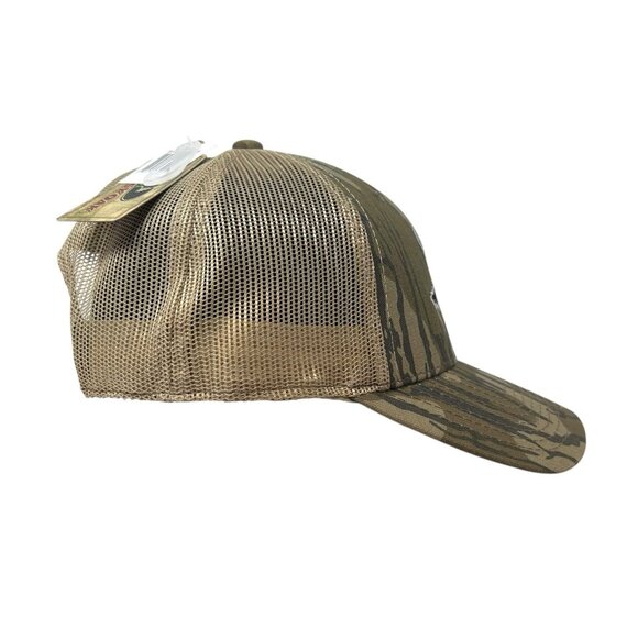 Winchester Rifle Horse Rider Logo Snapback Trucker Hat Cap Mossy Oak Bottomlands - Picture 3 of 12